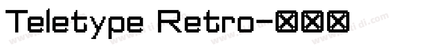 Teletype Retro字体转换